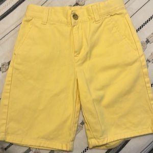 Boys size 7 yellow Janie and Jack shorts